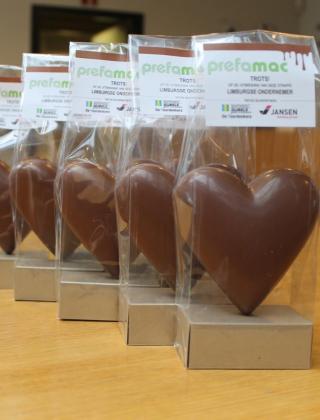 Chocoladen harten Prefamac Mathieu Gijbels
