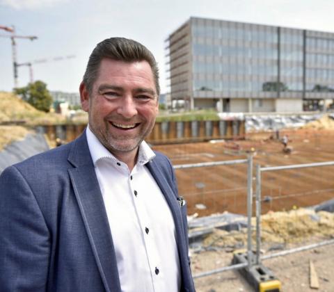 Fluvius bouwt duurzame bedrijvensite in Gent - Mathieu gijbels - nieuwbouw - BIM - Dirk Smet