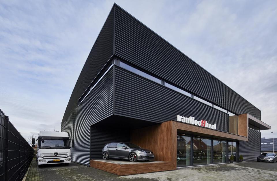nieuwbouw garage van hooff elshout nederland mathieu gijbels bouwbedrijf